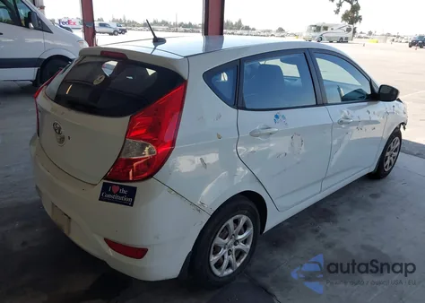2012 Hyundai Accent Gs из США, поврежденный, VIN KMHCT5AE7CU056232